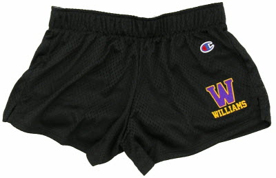 Women's lightweight mesh shorts from Champion with elastic waistband and W  & Williams on the left leg. 3