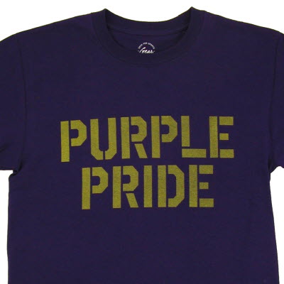 Men's T-shirt from Gear with PURPLE 