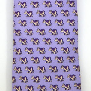 Vineyard Vines tie, lavender closeup