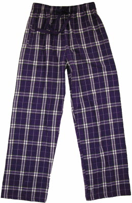 Soft plaid flannel lounge pants with drawcord and side pockets. Unisex ...